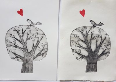 Tetrapak Print Birdies in Love